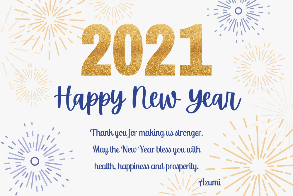 New Year Greeting 2021 To Our Customers